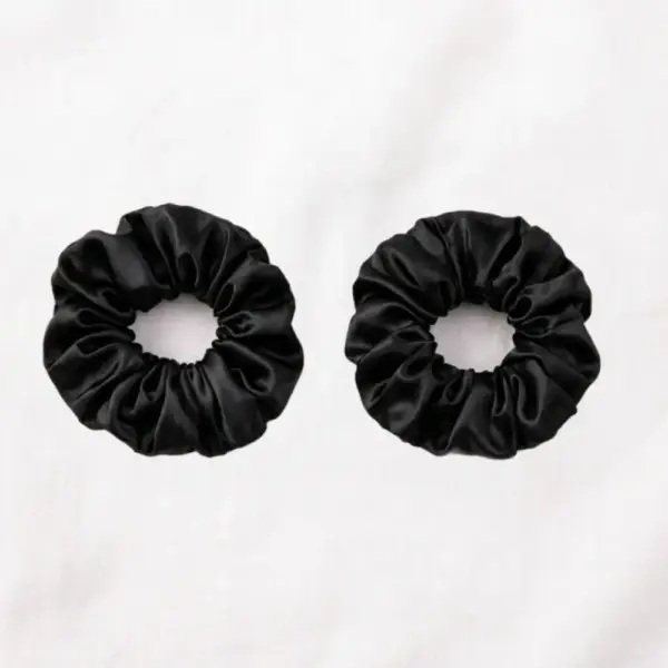 Luxury Satin Scrunchies – Set of 2