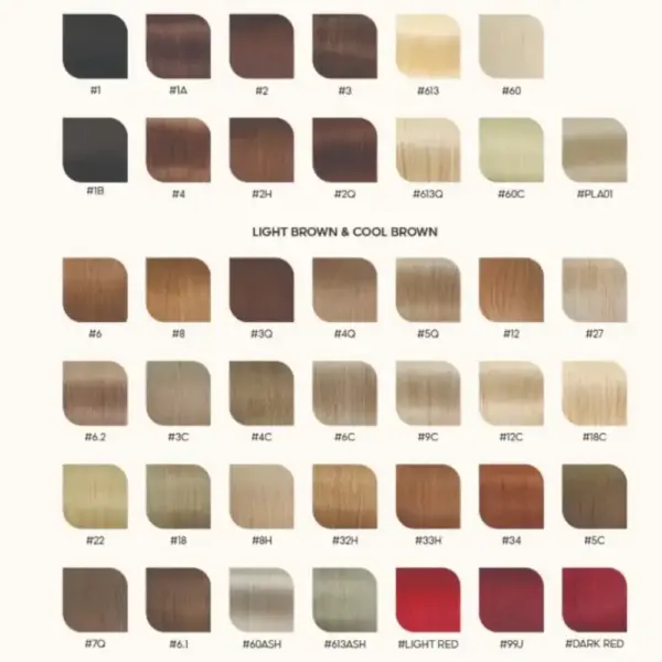 Individual Hair Color Sample